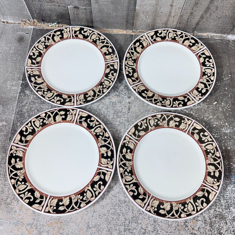 Vintage Savoy Pattern #8802 by Sango 7-5/8" Salad Plate‎ set of 4